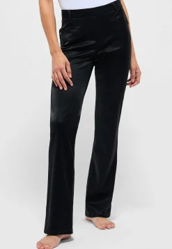 Pants Bootcut with glam fake leather