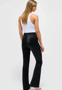Pants Bootcut with glam fake leather