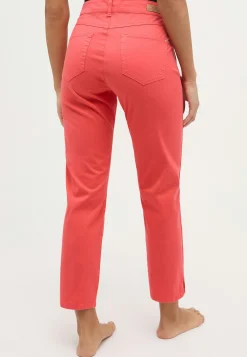 Pants Cici Crop Slit in solid design