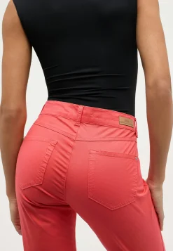 Pants Cici Crop Slit in solid design
