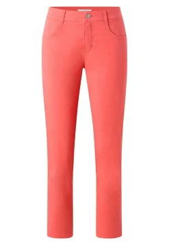 Pants Cici Crop Slit in solid design