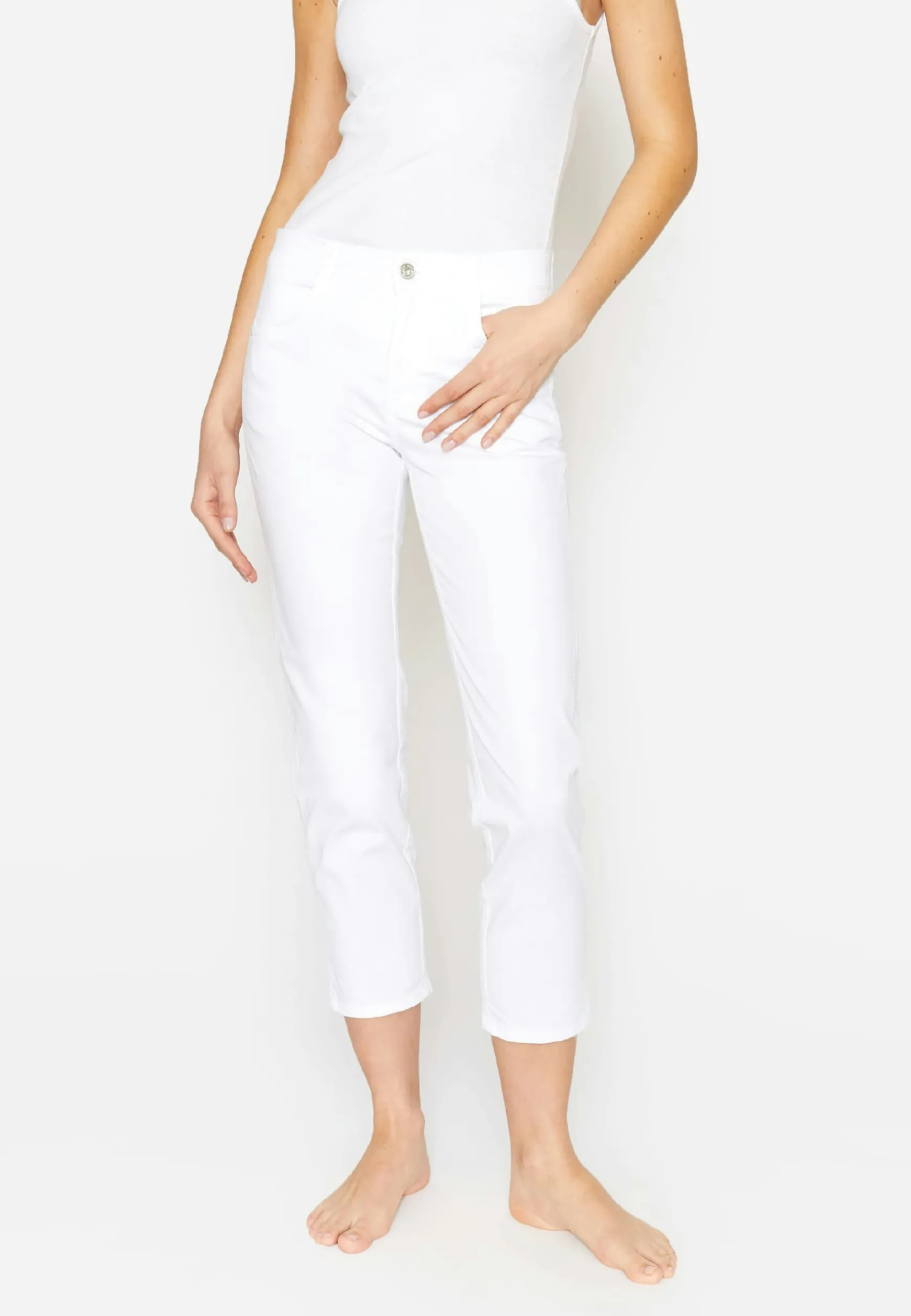 Pants Cici Crop Slit with slit