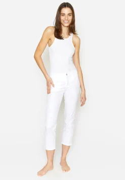 Pants Cici Crop Slit with slit