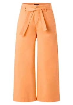 Pants Cropped Detail Culotte with belt