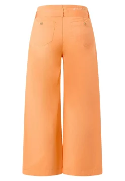 Pants Cropped Detail Culotte with belt