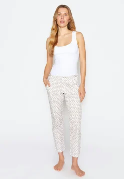 Pants Detail Straight with graphic print