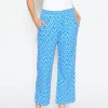 Pants Jogger Culotte with 70s print