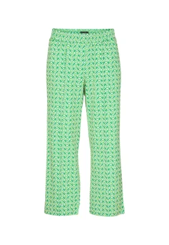 Pants Jogger Culotte with 70s print