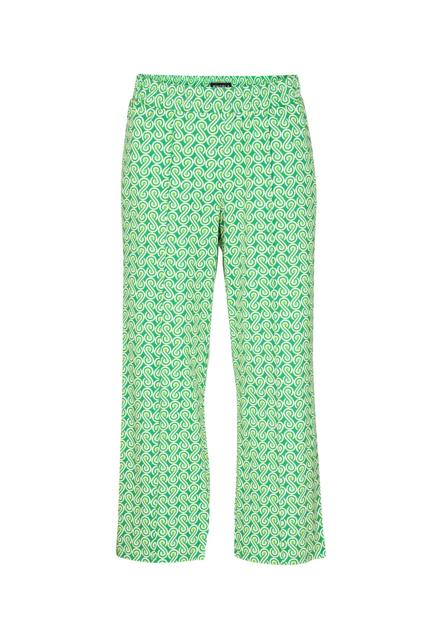 Pants Jogger Culotte with 70s print