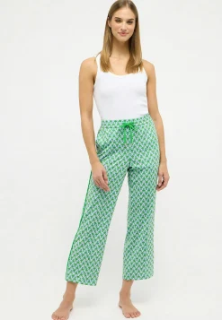 Pants Jogger Galon Culotte with retro print