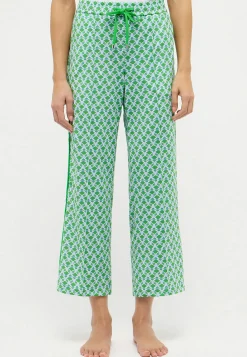 Pants Jogger Galon Culotte with retro print