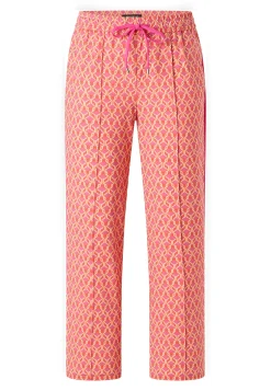 Pants Jogger Galon Culotte with retro print