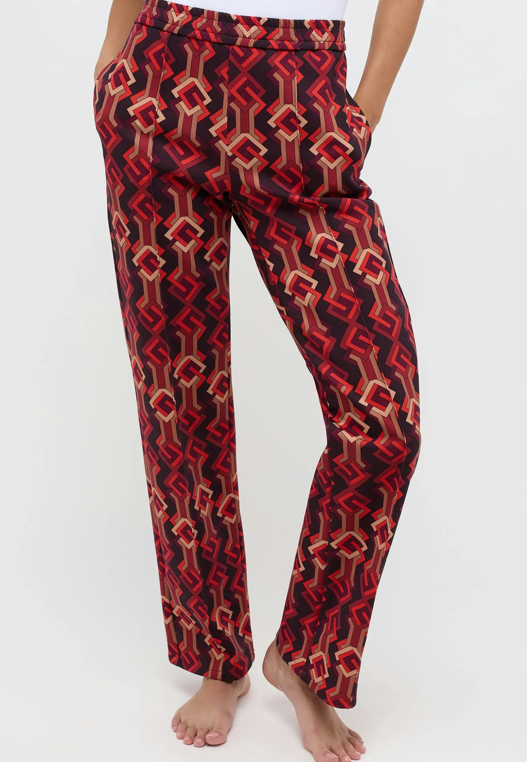 Pants Jogger Wide Legs with graphic print