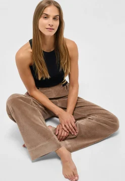Pants Jump Wide Leg with jersey cord