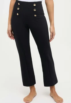 Pants Leni Crop with elegant buttons