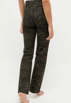 Pants Leni Flared with leopard pattern