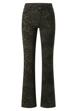 Pants Leni Flared with leopard pattern