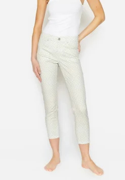 Pants Ornella with floral pattern