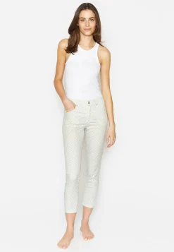 Pants Ornella with floral pattern
