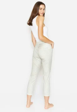 Pants Ornella with floral pattern