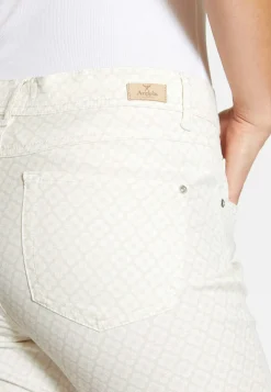 Pants Ornella with floral pattern