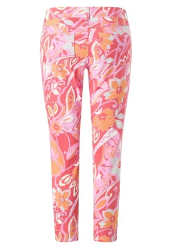 Pants Ornella with floral print