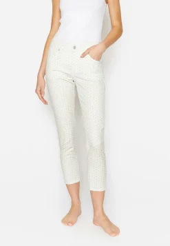 Pants Ornella with graphic print