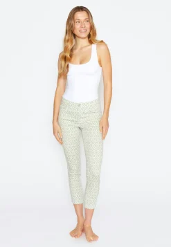 Pants Ornella with ornament print