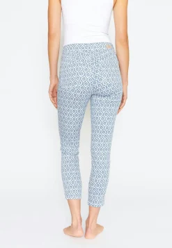 Pants Ornella with ornament print
