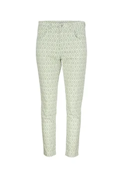 Pants Ornella with ornament print
