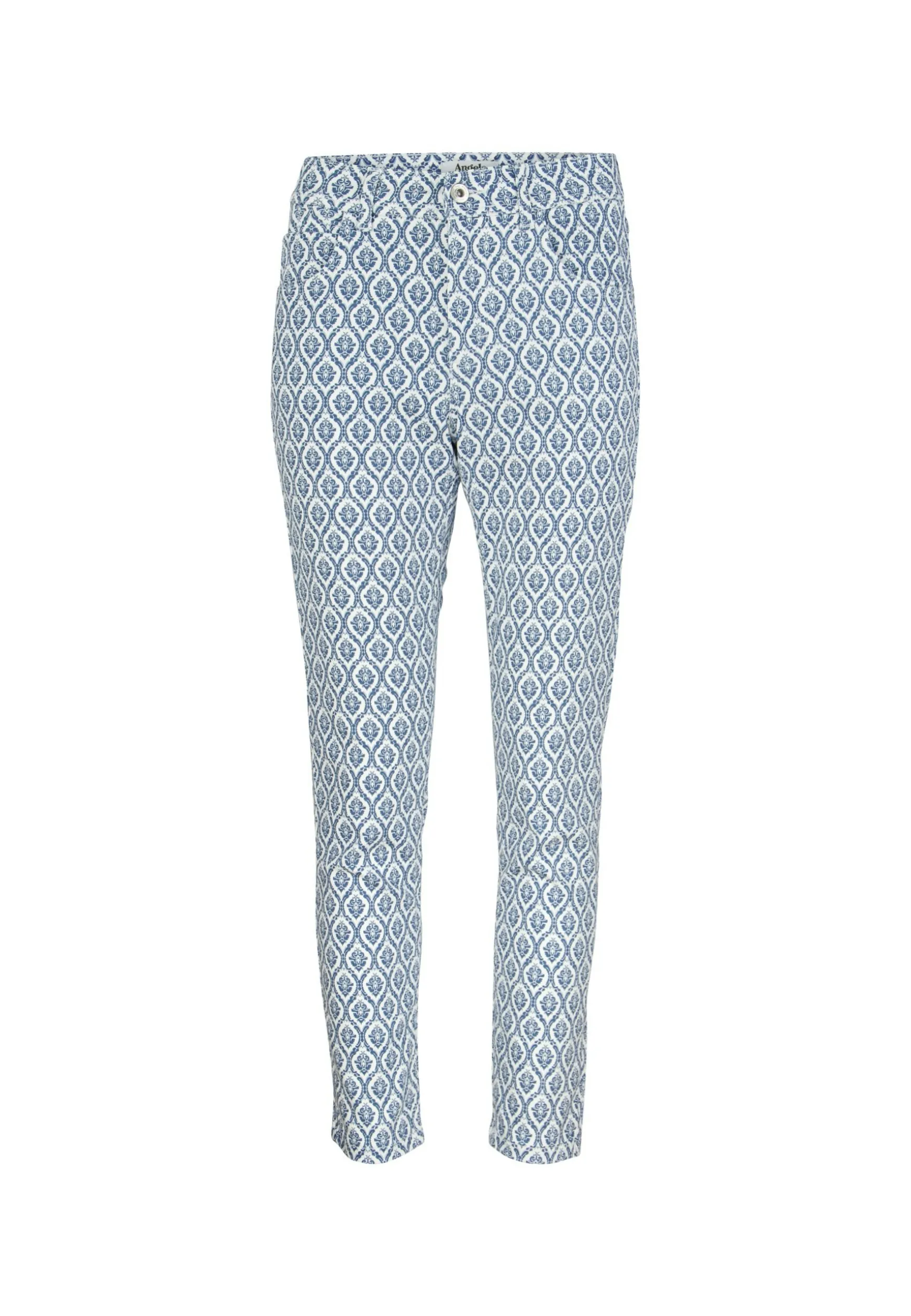 Pants Ornella with ornament print
