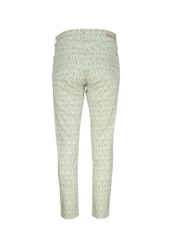 Pants Ornella with ornament print