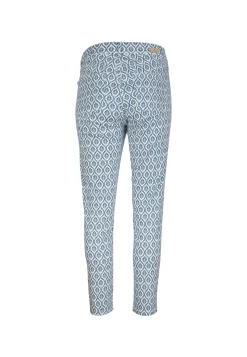 Pants Ornella with ornament print