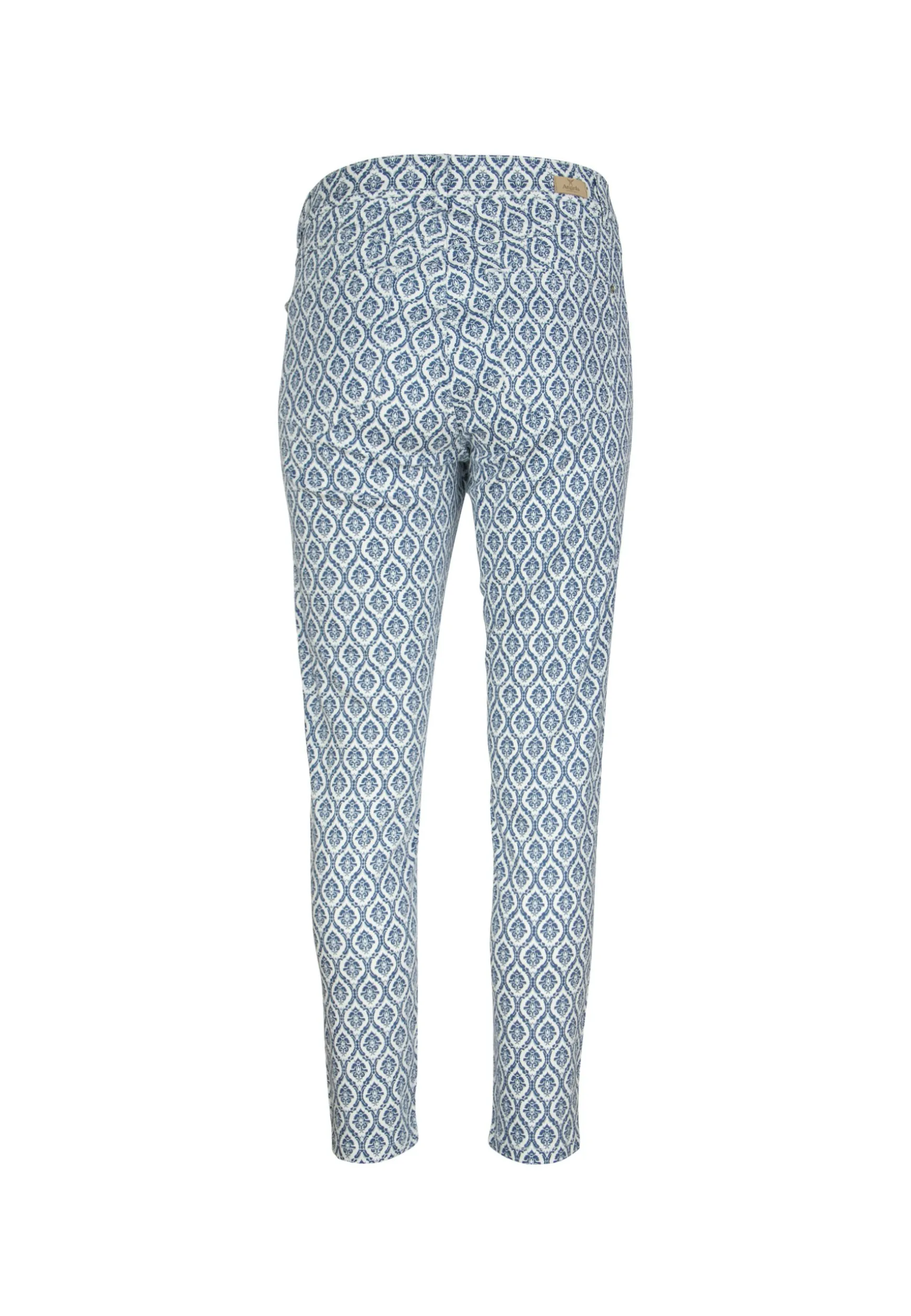 Pants Ornella with ornament print