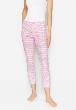 Pants Ornella with retro print