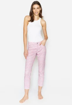 Pants Ornella with retro print