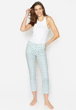 Pants Ornella with retro print