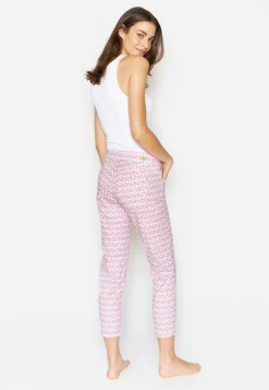 Pants Ornella with retro print