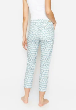 Pants Ornella with retro print