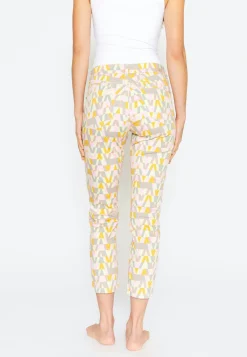 Pants Ornella with retro print
