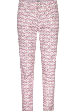 Pants Ornella with retro print