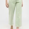 Pants Pocket Culotte with fringe hem