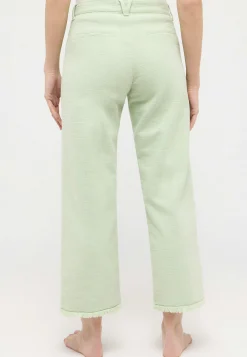 Pants Pocket Culotte with fringe hem