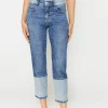 Patchwork Jeans Darleen Crop Reverse