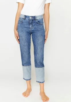 Patchwork Jeans Darleen Crop Reverse