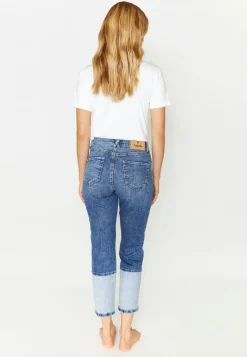 Patchwork Jeans Darleen Crop Reverse