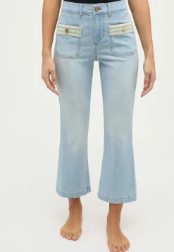 Shortened jeans Pocket Bootcut