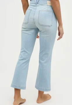 Shortened jeans Pocket Bootcut