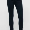 Skinny jeans with authentic denim