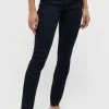 Skinny jeans with used wash